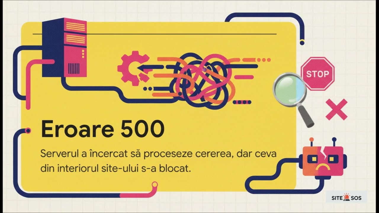Cum recunoşti eroarea 500 în WordPress și ce indică fiecare cauză | SiteSOS