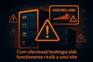 Hostingul lent sau instabil afectează viteza, funcționalitatea și vizibilitatea siteului. Află cum te ajută SiteSOS să rezolvi rapid problemele de hosting.