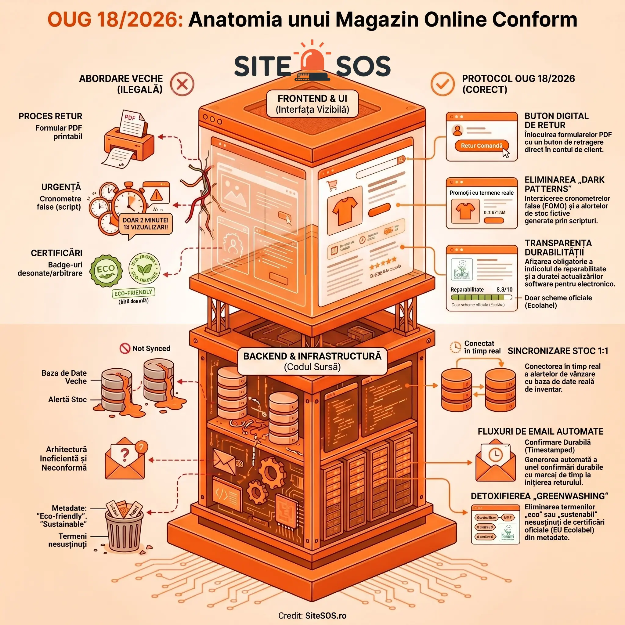 OUG 18 2026: Cum eviți amenzile ANPC SiteSOS.ro