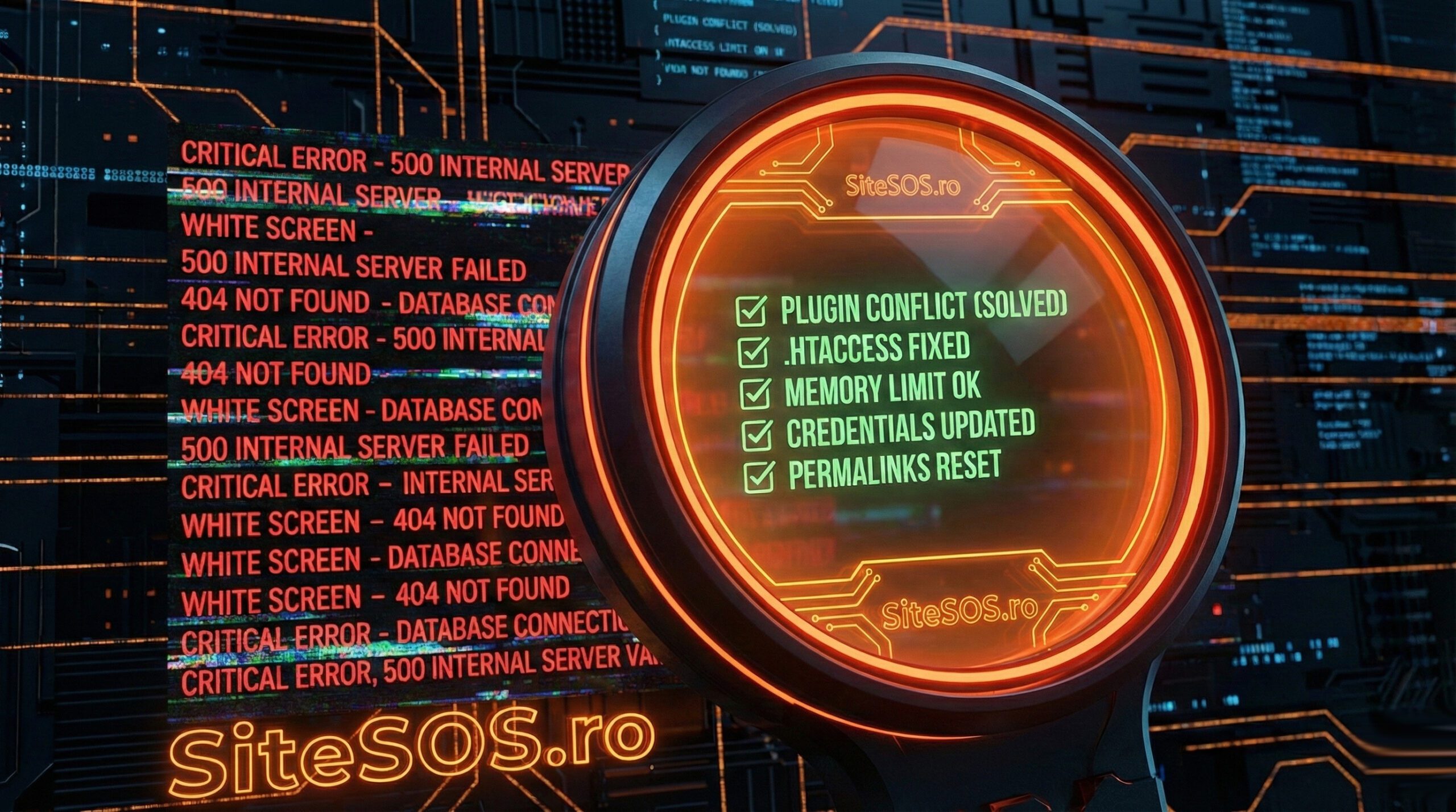 Dicționarul de Panică WordPress: Top 10 Erori care îți blochează site-ul și cum să le decriptezi