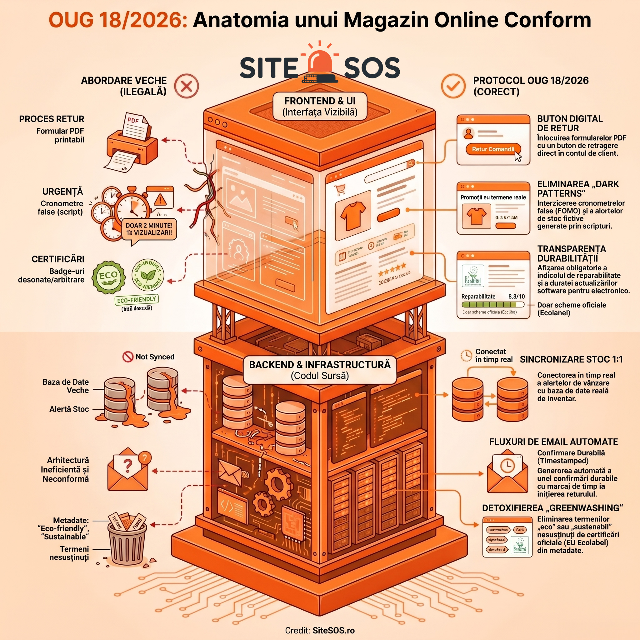 OUG 18 2026: Cum eviți amenzile ANPC SiteSOS.ro