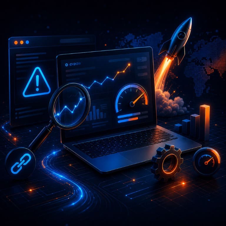 Probleme SEO, GEO și performanță